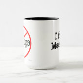 Geen Vergaderingen Gepersonaliseerd de Mok van het (Midden)