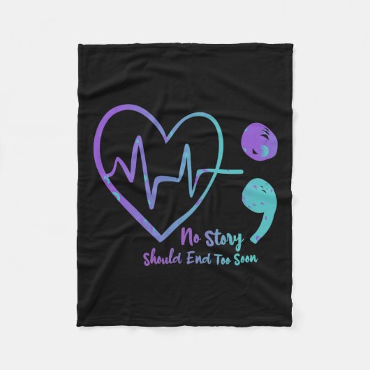 Geen verhaal zou al te snel moeten eindigen met se fleece deken (Voorkant)