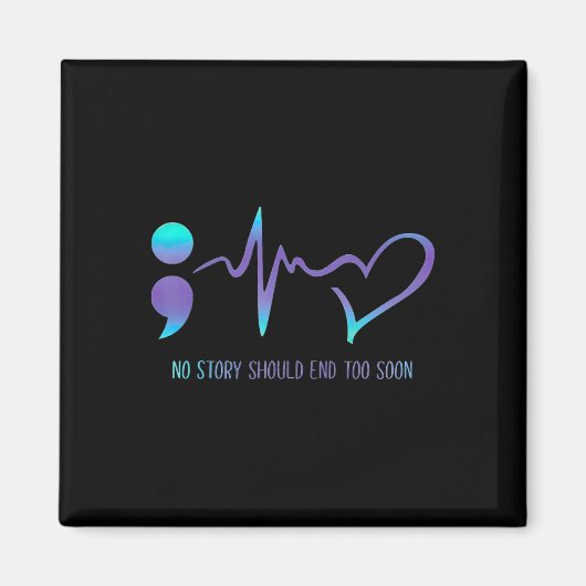 Geen verhaal zou te snel Mannen van zelfmoordbewus Magneet (Voorkant)