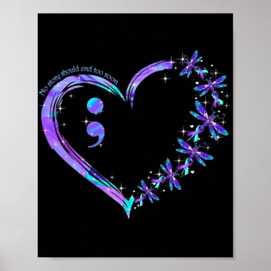 Geen verhaal zou te snel moeten eindigen op zelfmo poster (Voorkant)