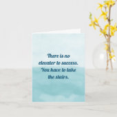 Geen Verhoging aan het Inspirerend Citaat van het  Kaart (Gele Bloem)