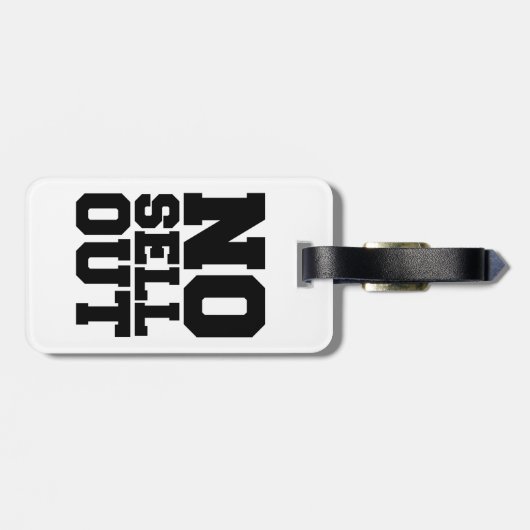 GEEN VERKOPEN BAGAGELABEL (Achterkant horizontaal)