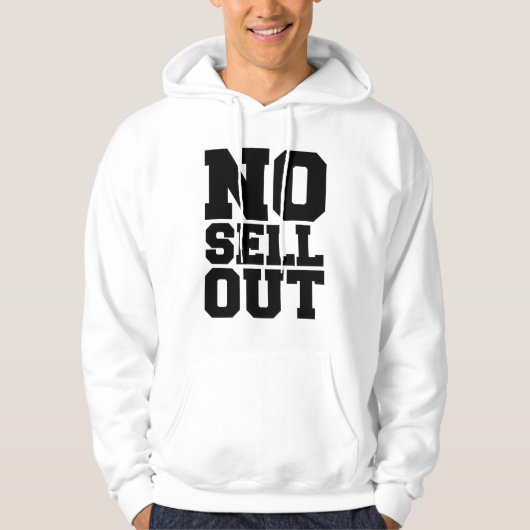 GEEN VERKOPEN HOODIE (Voorkant)