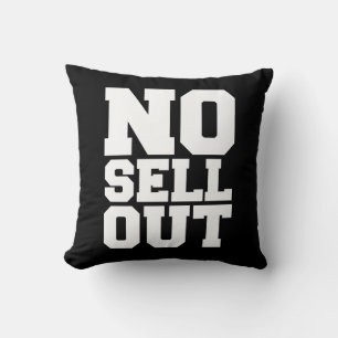 GEEN VERKOPEN KUSSEN