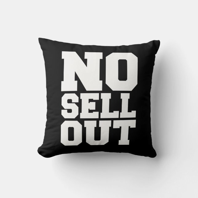 GEEN VERKOPEN KUSSEN (Voorkant)