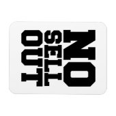 GEEN VERKOPEN MAGNEET (Horizontaal)