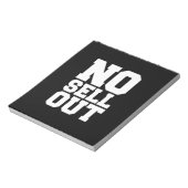 GEEN VERKOPEN NOTITIEBLOK (Linkerzijde)