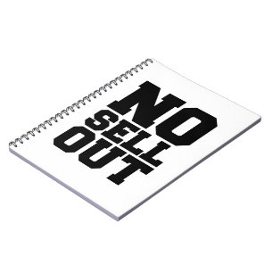 GEEN VERKOPEN NOTITIEBOEK