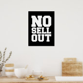 GEEN VERKOPEN POSTER (Keuken)