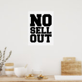 GEEN VERKOPEN POSTER (Keuken)