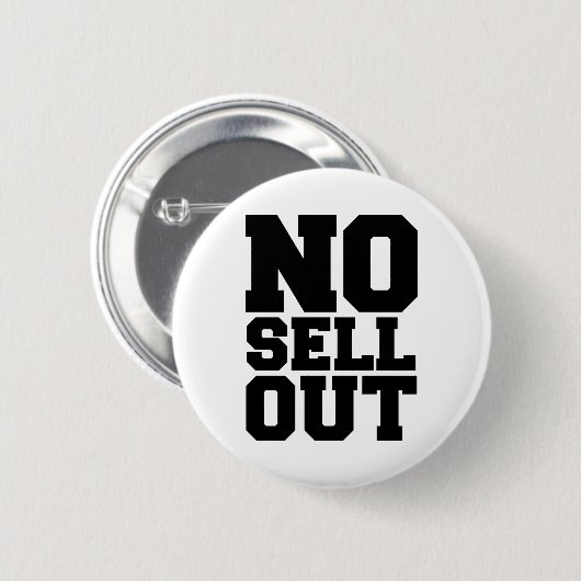 GEEN VERKOPEN RONDE BUTTON 5,7 CM (Voorkant /achterkant)