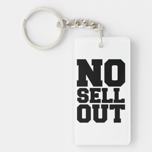 GEEN VERKOPEN SLEUTELHANGER (Voorkant)