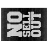 GEEN VERKOPEN SNIJPLANK (Voorkant)