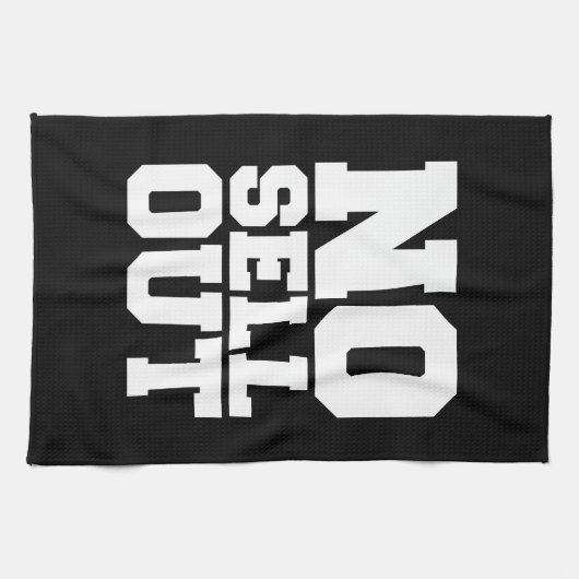 GEEN VERKOPEN THEEDOEK (Horizontaal)