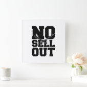 GEEN VERKOPEN VIERKANTE KLOK (Huis)