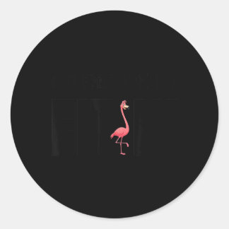 Geen verlangen om minimalistische typografie te pa ronde sticker
