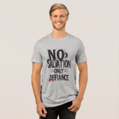 Geen verlossing, alleen verzet Tri-Blend shirt (Voorkant volledig)
