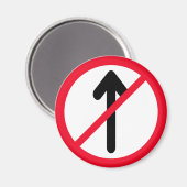 Geen vermelding rode cirkel | verkeersbord | Magne Magneet (Voorkant / Achterkant)