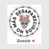 Geen Vermiste Personen Meer (schedel) Sticker (Vel)