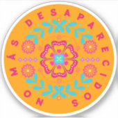 Geen Vermisten Meer (bloem) Sticker (Voorkant)