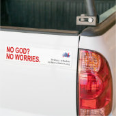 Geen verontrustende Bumpersticker (Op Truck)
