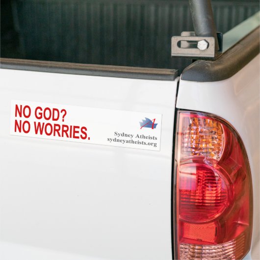 Geen verontrustende Bumpersticker (Op Truck)