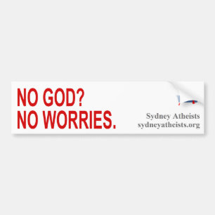 Geen verontrustende Bumpersticker