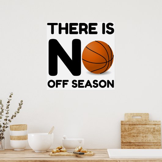 Geen verraad Basketball Poster (Keuken)