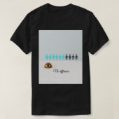 Geen verschil t-shirt (Design voorkant)