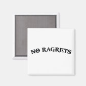 Geen vervallen betreurt Tattoo Magneet (Voorkant / Achterkant)