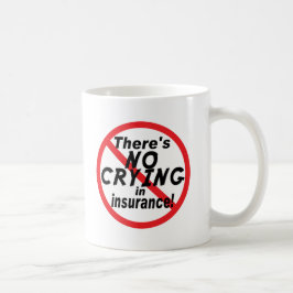 Geen verzekering koffiemok
