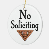 geen verzoek keramisch ornament (Links)