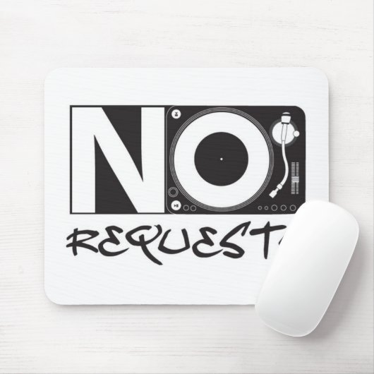 Geen verzoeken muismat (Met muis)