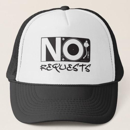 Geen verzoeken trucker pet (Voorkant)
