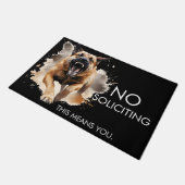 Geen verzoekende waakhond deurmat (Schuin)