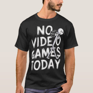 Geen Videogames Vandaag Funny Sad Gamer Stick Man T-shirt