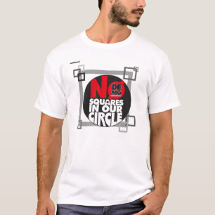GEEN vierkantjes in onze cirkel DEMG-shirt T-shirt