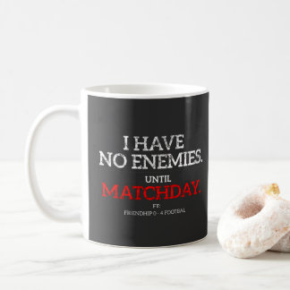 Geen Vijanden Tot de Wedstrijd Dag Funny Voetbal M Koffiemok