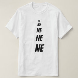 Geen vijf keer in het Tsjechisch T-shirt