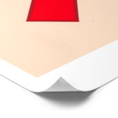 Geen Vis in toiletposter Poster (Hoek)