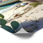 Geen vis vandaag bonaire poster (Hoek)