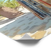 Geen vis vandaag bonaire poster (Hoek)