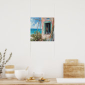 Geen vis vandaag bonaire poster (Keuken)