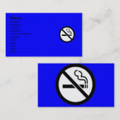 Geen Visitekaartje voor roken (Voorkant / Achterkant)