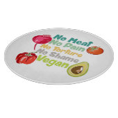 Geen vlees Geen Gezegde van de pijnboom Snijplank (Hoek)