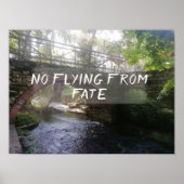 Geen vliegen van het poster van de overbruggingsro (Voorkant)