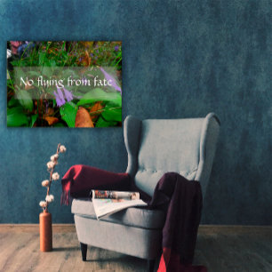 Geen vliegen vanuit de wijsheid van het gezegde po poster