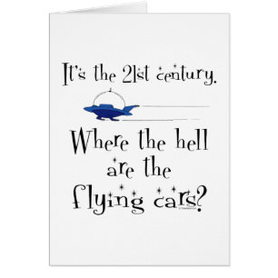 Geen vliegende auto's?