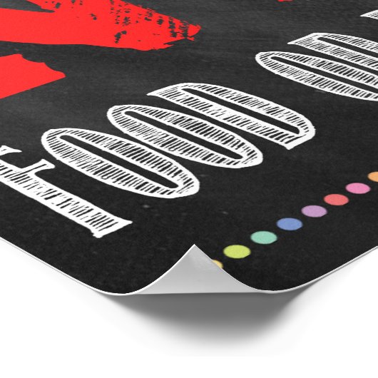 Geen voedsel of Drinken toegestaan Poster op schoo (Hoek)