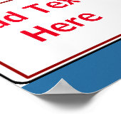 Geen voedsel op gebouwen, voeg tekst toe, teken poster (Hoek)